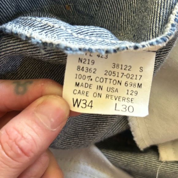 Vintage Levi’s 517 Orange Tab Jeans – Made in USA – W34 L30 - Picture 6 of 6